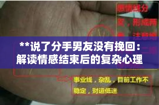 **说了分手男友没有挽回：解读情感结束后的复杂心理与现实**