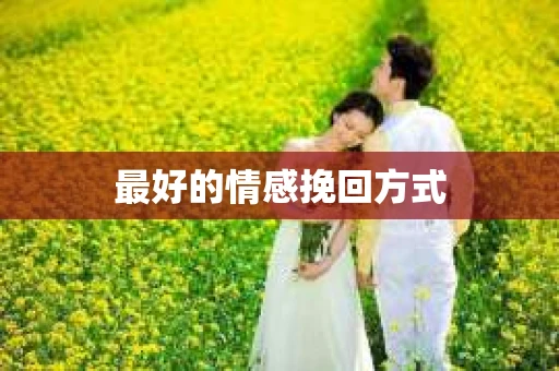 最好的情感挽回方式