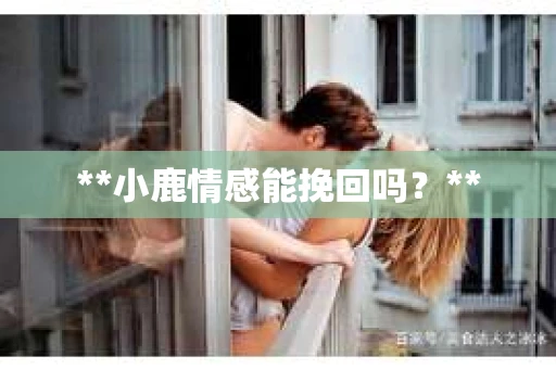 **小鹿情感能挽回吗？**