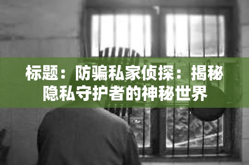 标题：防骗私家侦探：揭秘隐私守护者的神秘世界