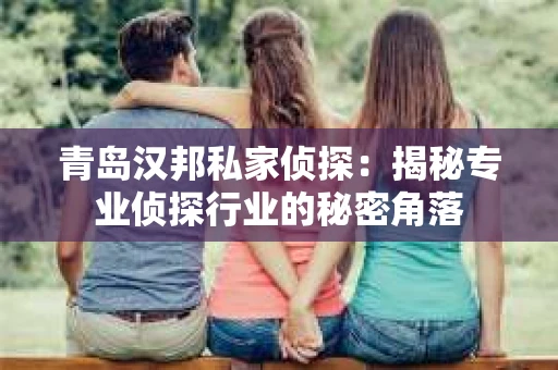 青岛汉邦私家侦探：揭秘专业侦探行业的秘密角落