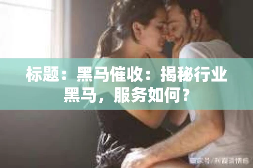 标题：黑马催收：揭秘行业黑马，服务如何？