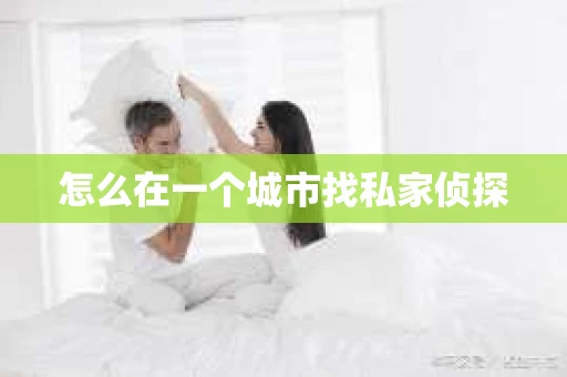 怎么在一个城市找私家侦探