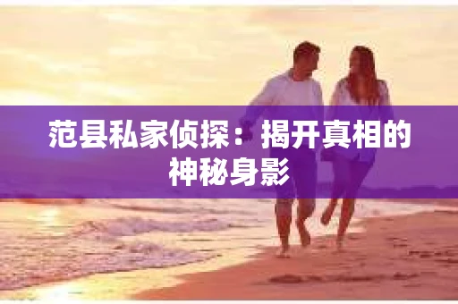 范县私家侦探：揭开真相的神秘身影