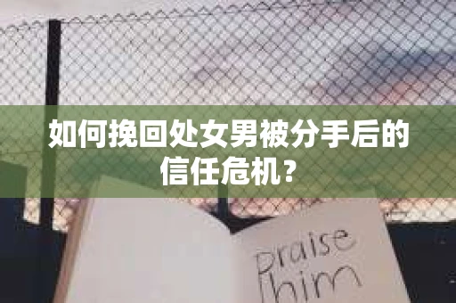如何挽回处女男被分手后的信任危机？