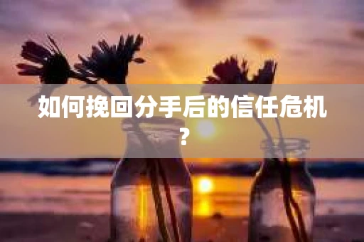 如何挽回分手后的信任危机？