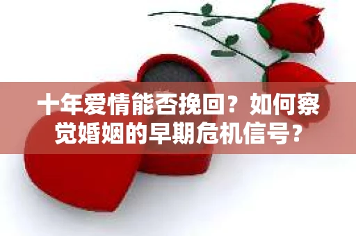 十年爱情能否挽回？如何察觉婚姻的早期危机信号？