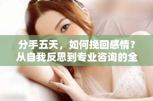 分手五天，如何挽回感情？从自我反思到专业咨询的全面解决方案