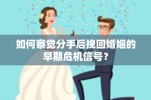 如何察觉分手后挽回婚姻的早期危机信号？